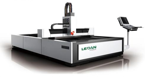 Single-tafel vezel laser metalen platen snijmachine 1500W