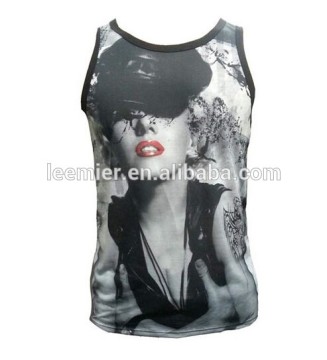 Top quality sexy lady design singlet