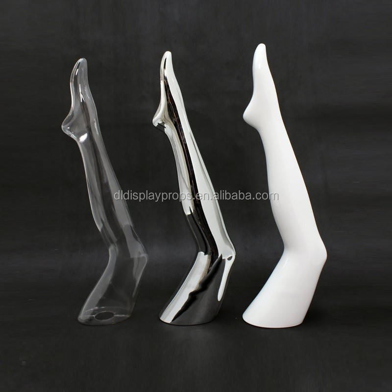 Top PC transparent leg plastic female leg mannequin plastic legs mannequins