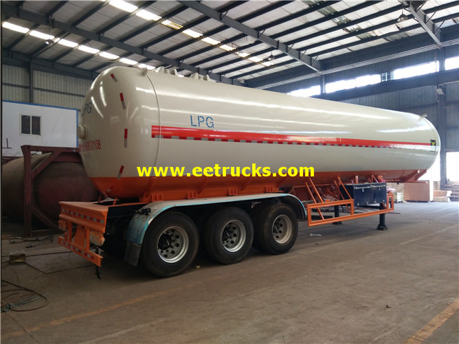 56000L LPG Delivery Tanker Trailers