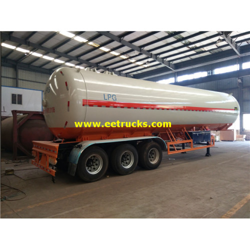 3 Axle 56000L LPG Delivery Tanker Trailers