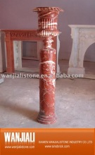 Carved marble column