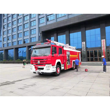 Camión de bomberos teledirigido del brazo de elevación de Sinotruk 6x4