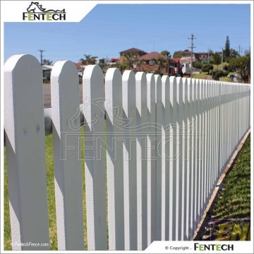 FENTECH Plastic PVC Fence Yard Fence Picket Fence