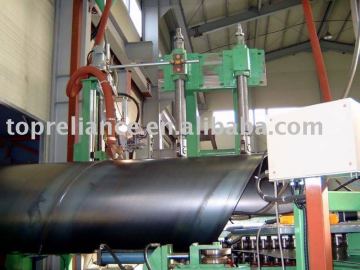 Spiral pipe machine