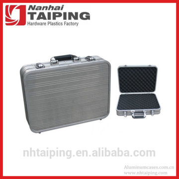 High Quality Silver Aluminum Gun Carrying Case Metal Hand Gun Case