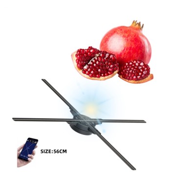 Factory Made Wifi-Connected 52cm Holographic Advertising Machine: 3D Hologram Fan and Display Technology