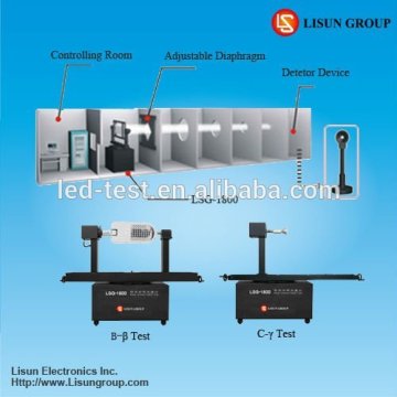LSG-1800 high precision Rotation Luminaire Goniophotometer operations can be realized by gonophotometer movement