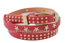 red belt/guangzhou pu belt/women belt in bulk