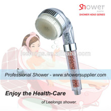 Leelongs PC chrome plated ECO negative ion massage shower head brush