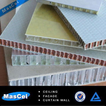 Aluminum honeycomb external wall finishing material