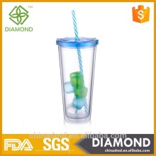 2016 flat plastic joyshaker water bottle