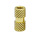 Brass Insert Knurled Hot-Melt Hot-Pressed Injection Nut