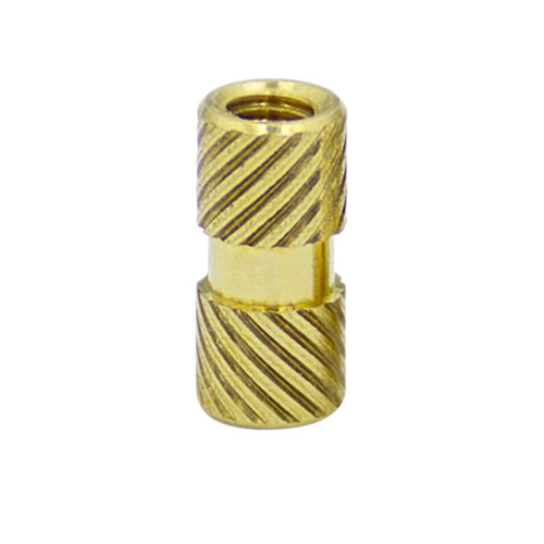 Brass Insert Knurled Hot-Melt Hot-Pressed Injection Nut