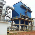 Rotary back blow bag type dust collector