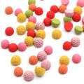 Kawaii Little Wool-like Ball Flatback Harze Handmade Craft Decor Cabochon DIY Spielzeug Dekoration Charms Spacer