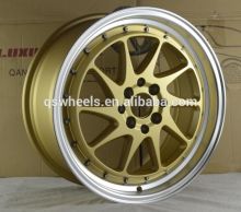 Hot sale wheels 17inch deep dish with lip alloy wheels 8 holes wheels rim
