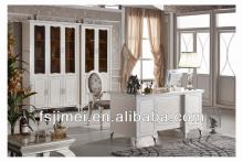 modern MDF panel office Desk and Bookcase