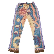 Tapestry Flare Pants Small Hearts Blanket Pants Trousers