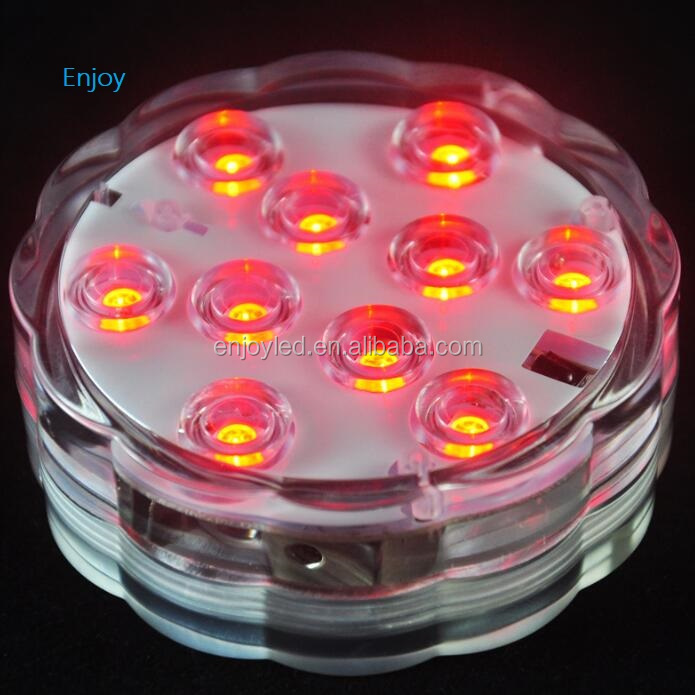 1W Led lamp for aquarium fish tank diving waterproof light low light RGB remote control light