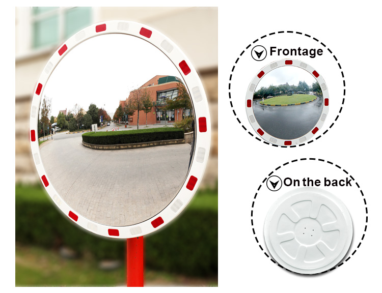 High Quality Safety Plastic Molding Inject Convex Mirror, Safety Road Traffic Supplies Reflective Mirror/