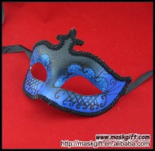 2012 hot sell beautiful blue&black party Mask for mask party