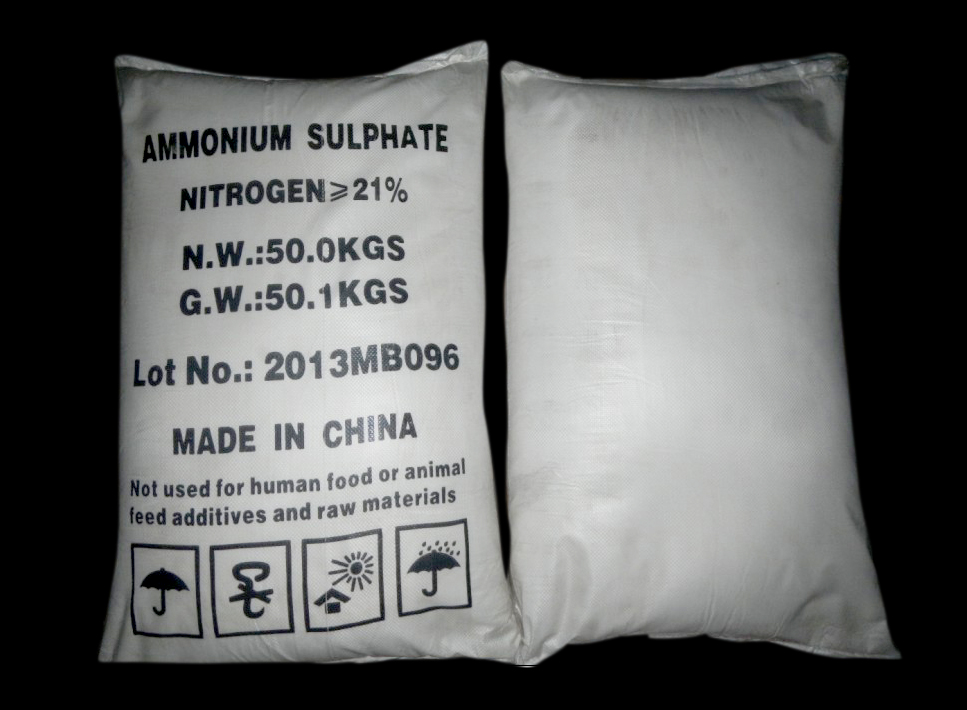 Ammonium sulphate in Fertilizer (NH4)2SO4