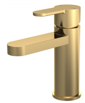 Bathroom Faucets: Mono Basin Mixer With Push Button Waste