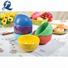 Hand Painted Kitchen Mixing Ceramic Rice Bowls