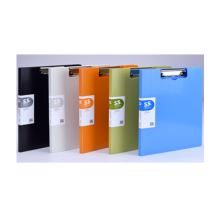 New design products, A4 PP folder file with board clip, office board clip file folder