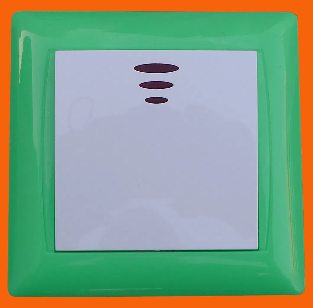 Односторонний переключатель для скрытого монтажа в европейском стиле с подсветкой (F6101)