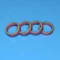 Pink Aluminum Oxide Metallized Ceramic Ring