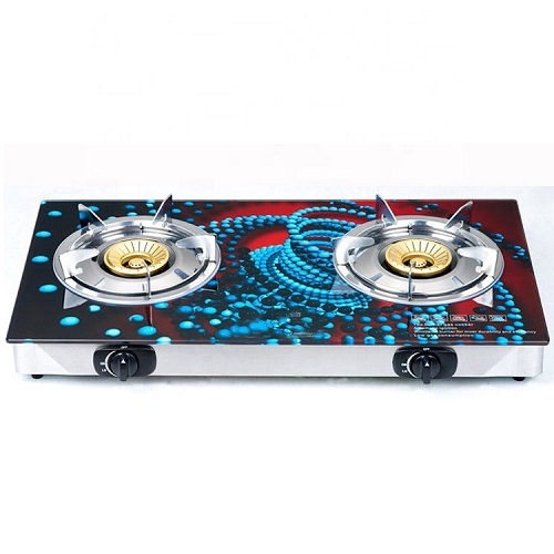 Butterfly Gas Stove 3 Burner Tempered Glass