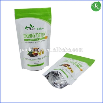 whey protein powder zipper food package bag