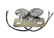 RYDE LED CHROME /CLEAR MOTORBIKE/MOTORCYCLE