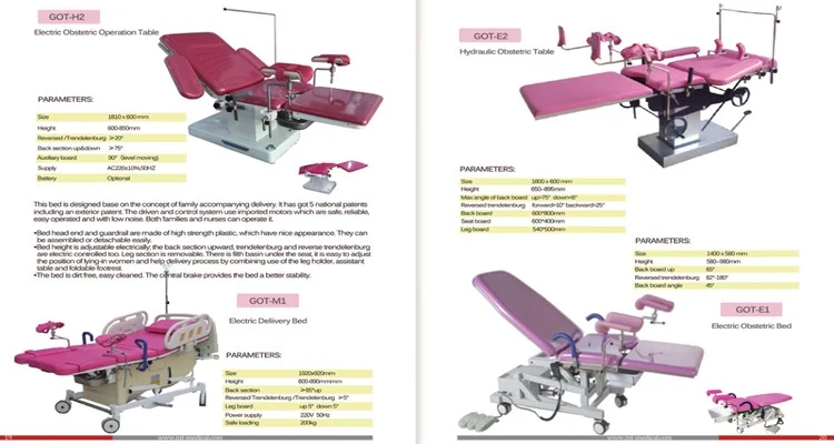 Electric Obstetric Examination Bed