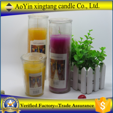 paraffin wax scent glass jar solar candles making price