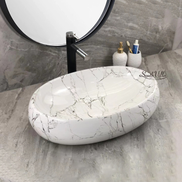 Marble Lavabo Countertop Bathroom Sink