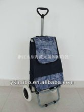 telescopic handle shopping trolley