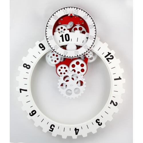 No.3 Big Silver Gear Wall Clock