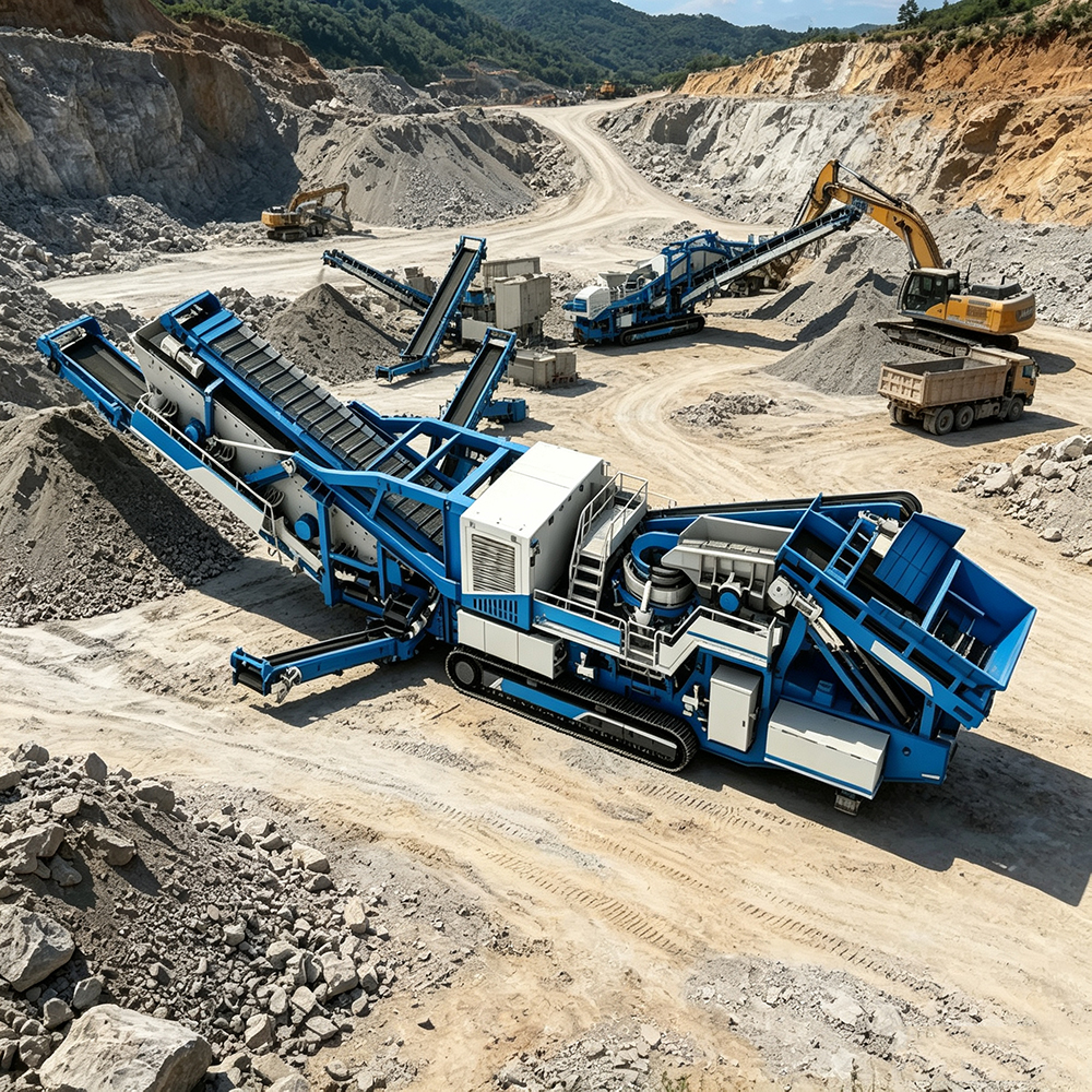 Concasor mobil cu con Mobile Cone Crusher