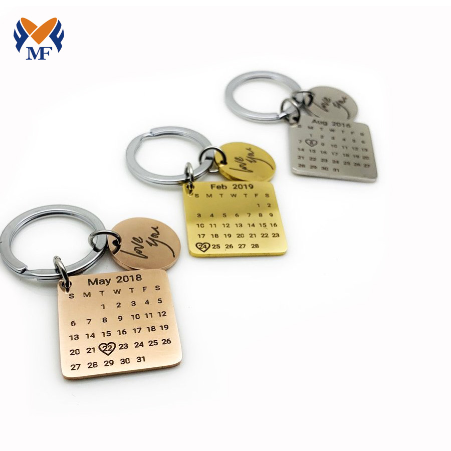 Personalized Keychain Calendar