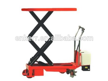 Electrically operated table lifter