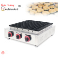 Thương mại 100 lỗ nhỏ poffertjes gas Hà Lan nướng