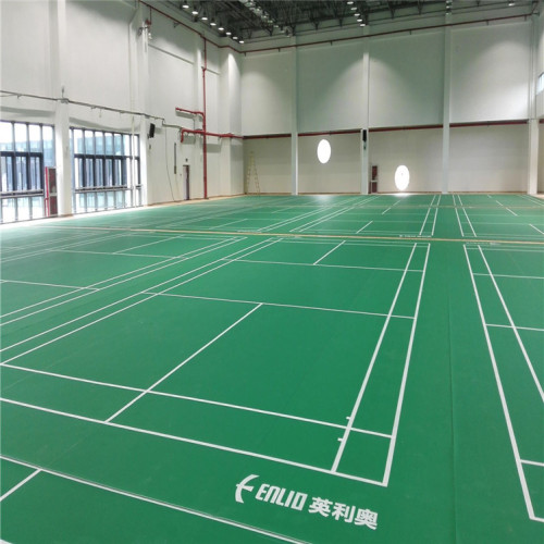 Tapete de quadra de badminton com piso esportivo em PVC