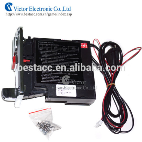 Electronic coin acceptor