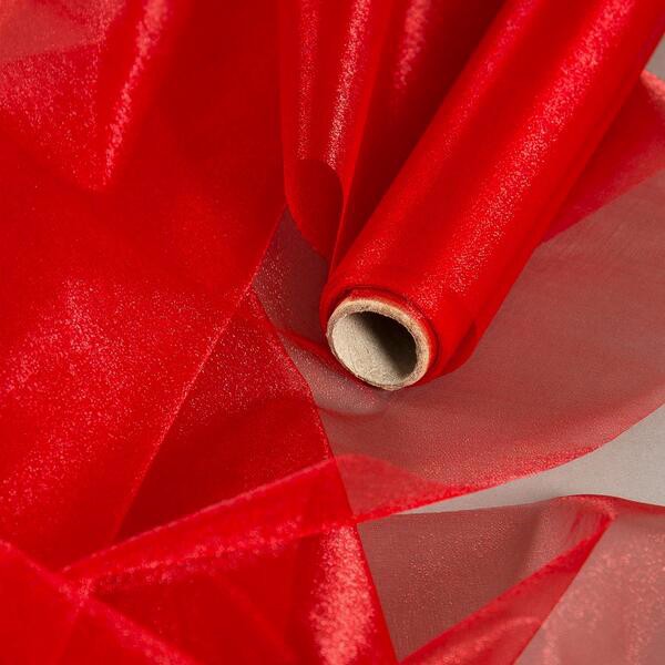 shiny organza fabric roll