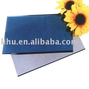 float blue Reflectitive glass