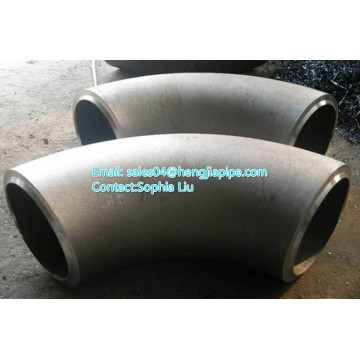 carbon steel pipe elbow with black color