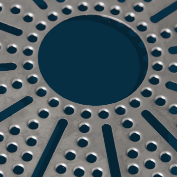 Unusual Stainless Steel Disk